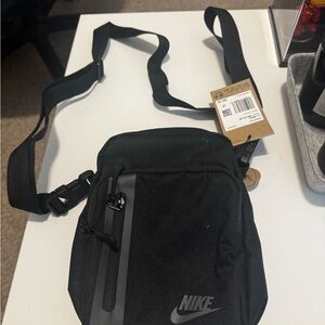 Nike Black Belt Bag with Gray Accents